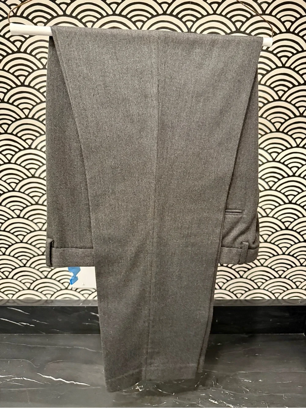 J. Crew Men's Bowery Gray Dress Pants